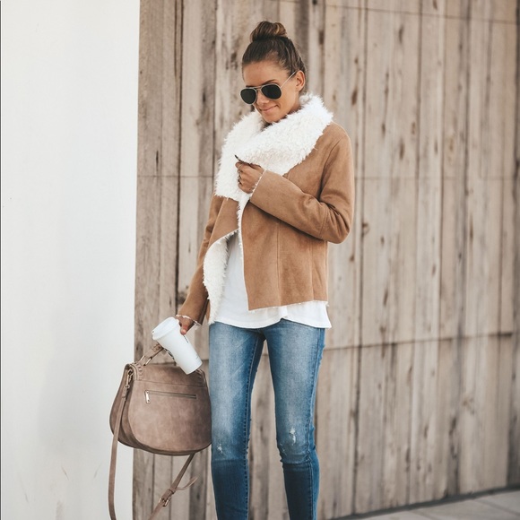 ONE LEFT - Aspen Highlands Faux Suede Jacket - Picture 6 of 8